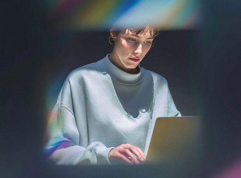 woman laptop